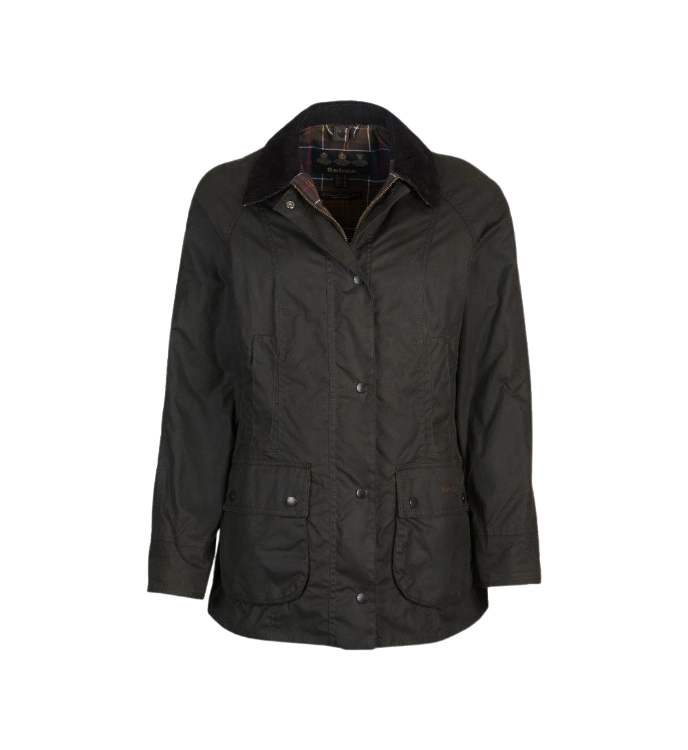 Beadnell Wax jacket | Sage - Crush Concept